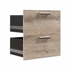 Cielo 2 Drawer Set for Cielo 20W Closet Organizer in Rustic Brown