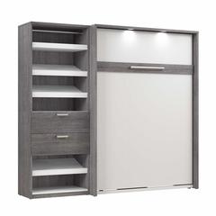 Cielo Full Murphy Bed with Closet Organizer (89W)
