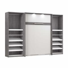 Cielo Full Murphy Bed with 2 Closet Organizers (119W)