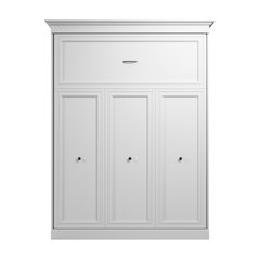 Pur 36" storage unit with 3-drawer set in White