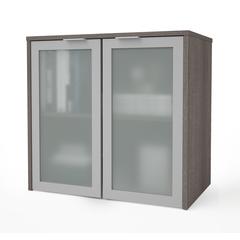 31W Hutch with Frosted Glass Doors