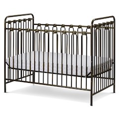 Napa 3 in 1 Convertible Full Sized Metal Crib in Golden Nugget