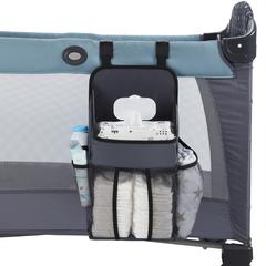 Universal Playard Nursery Organizer and Diapers Organizer | Baby Diaper Caddy for Baby's Essentials - Gray