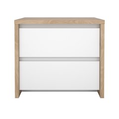 Next 17-Inch Tall 2-Drawer Nightstand End Table