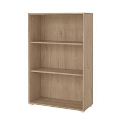 Adjustable 3 Shelf Bookcase, Open Storage Home Office Bookshelf, Jackson Hickory