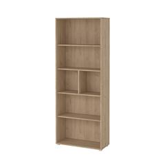 Sign 6 Shelf Boockase, Home Office Storage, Jackson Hickory