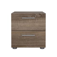 Stubbe 2 Drawer Nightstand, Truffle