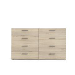 Austin 8 Drawer Double Dresser, Oak Structure