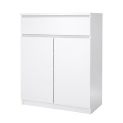 Scottsdale 1 Drawer, 2 Door Sideboard, White High Gloss