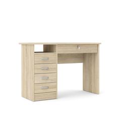 Walden Desk with 5 Drawers, Oak Structure