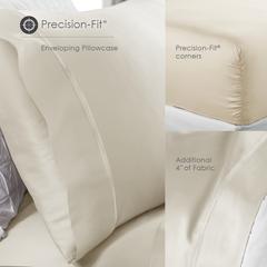 Microfiber Pillowcase Set King, Dove Gray