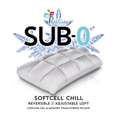 SUB-0° SoftCell Chill Pillow King, White