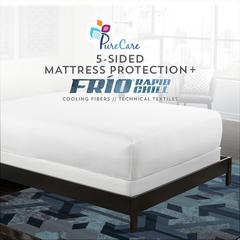 FRíO 5-Sided Mattress Protector Twin XL, White