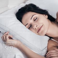 SUB-0° Down Complete Pillow Queen, White