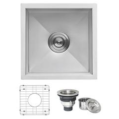 Ruvati 15 x 15 in Undermount 16 Gauge Kitchen Sink Single Bowl