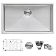 Ruvati 30-inch Undermount 16 Gauge Rounded Corners Kitchen Sink Single Bowl