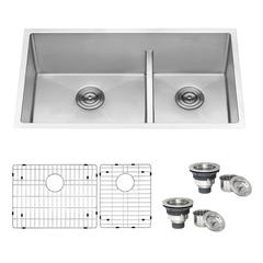 Ruvati 33-inch Low-Divide Undermount Kitchen Sink