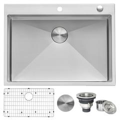 Ruvati 30 x 22 in Drop-in Topmount 16 Gauge Kitchen Sink Single Bowl