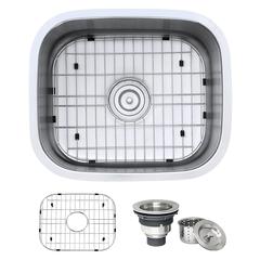 Ruvati 21-inch Undermount 16 Gauge Stainless Steel Kitchen Sink Single Bowl