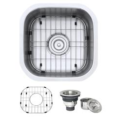 Ruvati 16 x 16 inch Bar Prep Sink Undermount 16 Gauge Stainless Steel