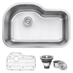 Ruvati  Undermount 16 Gauge 32" Kitchen Sink Single Bowl