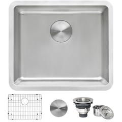 Ruvati 20-inch Undermount Bar Prep Kitchen Sink 16 Gauge Single Bowl