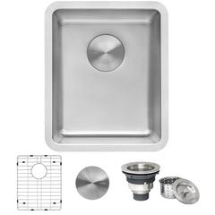 Ruvati 15-inch Undermount Bar Prep Kitchen Sink 16 Gauge Single Bowl