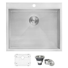 Ruvati Topmount Laundry Utility Sink 25" x 22" x 12" Deep 16 Gauge