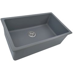 30-inch Fireclay Undermount / Drop-in Topmount Kitchen Sink Single Bowl
