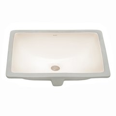17 x 12 inch Undermount Bathroom Vanity Sink Biscuit