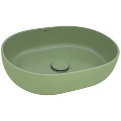 19-inch Avocado Lime Green epiStone Solid Surface Bathroom Vessel Sink