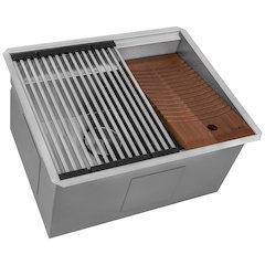 23 x 19 x 12 inch Deep Laundry Workstation Sink