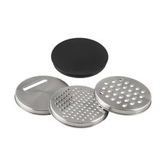 Ruvati 5 quart mixing bowl and colander set with grater attachments (6 piece set) - RVA1255