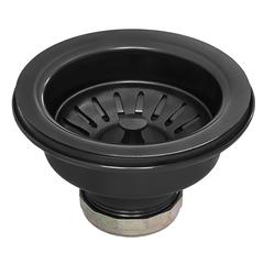 Ruvati Kitchen Sink Strainer Drain Assembly Gunmetal Black Stainless Steel