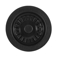 Ruvati Kitchen Sink Basket Strainer Drain Assembly Matte Black