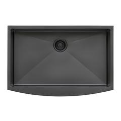 Ruvati 33-inch Apron-Front Farmhouse Kitchen Sink Matte Single Bowl