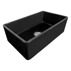 Ruvati 33 x 20 inch Fireclay Reversible Apron-Front Kitchen Sink Single Bowl