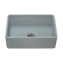 Ruvati 33 x 20 inch Fireclay Reversible Apron-Front Kitchen Sink Single Bowl