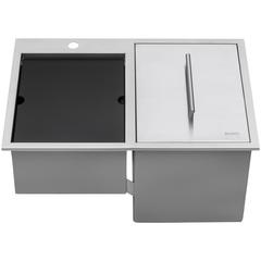 Ruvati Insulated Ice Chest and Outdoor Sink 29 x 20 inch BBQ Workstation T-316