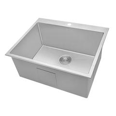 Ruvati Laundry Utility Sink 27 x 22 x 12 inch Rounded Corners Deep 16 Gauge