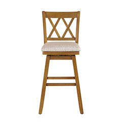 29in Brookline Swivel Barstool Oak