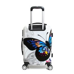InUSA Prints Lightweight Hardside Spinner 24 inch Butterfly