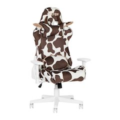 TS85 Brown COW Series Gaming Chair