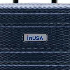InUSA Deep lightweight hardside spinner 20 inch Blue