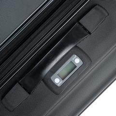 DUKAP Intely Smart Hardside 2 piece set 20''/28'' with USB and integrated weight scale - Black