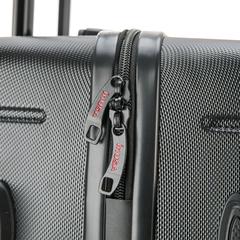 InUSA Deep lightweight hardside spinner 3 piece luggage set  20'',24'', 28'' Black