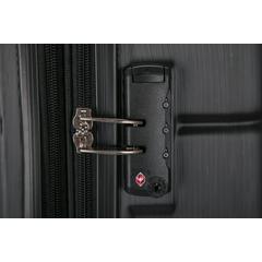 DUKAP Rodez Lightweight Hardside 3 piece set 20''/24''/28'' Black