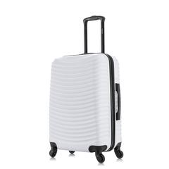 DUKAP Adly Lightweight Hardside Spinner 24 inch White