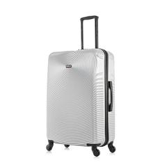 DUKAP Inception Lightweight Hardside Spinner 28 inch Silver
