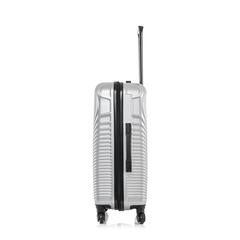 DUKAP Inception Lightweight Hardside Spinner 24 inch Silver